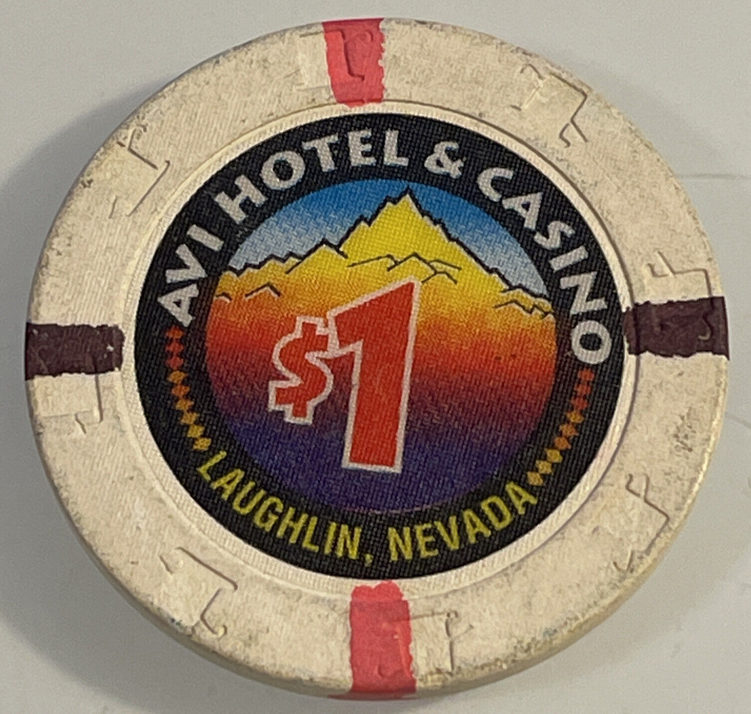 Avi Casino $1 Casino Chip Laughlin Nevada 3.99 Shipping