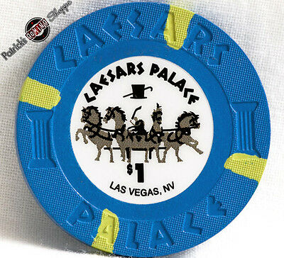 $1 One Dollar Poker Gaming Chip Caesars Palace Hotel Casino Las Vegas Nv 2013