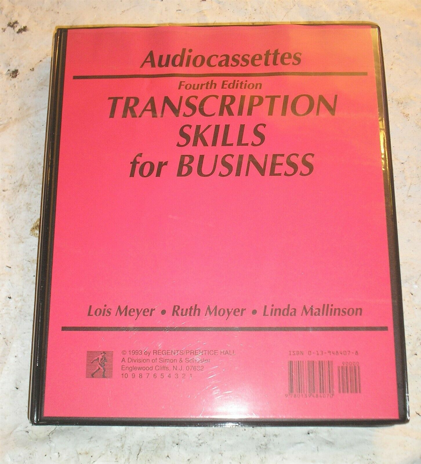 Transcription Skills For Business By Meyer, Lois, Moyer, Ruth, Cassette Tape Set