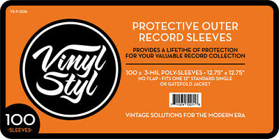 Vinyl Styl™ 12.75" X 12.75" 3 Mil Protective Outer Record Sleeve