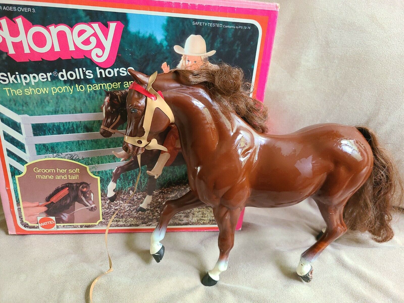 Horse Lovin Skipper And Honey Skipper Doll’s Horse Original Boxes Mattel 1982