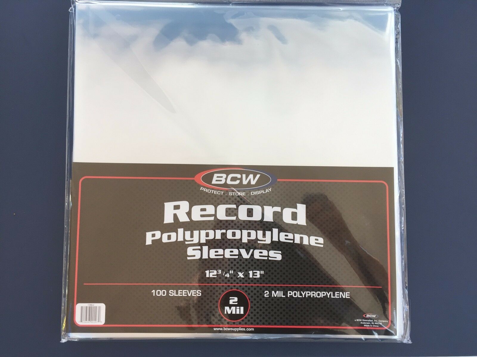 100 Bcw Record Vinyl Album Clear Plastic Outer Sleeves Bags Covers 33 Rpm Lp