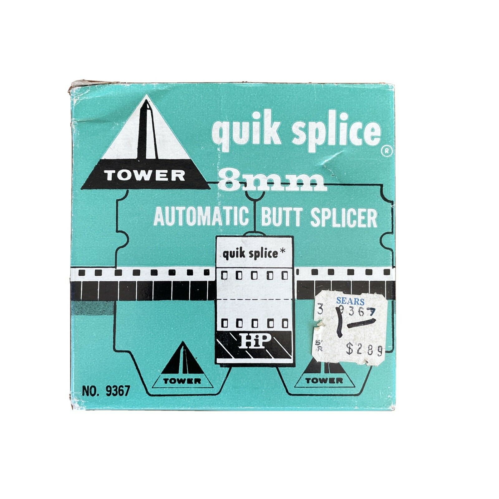 Vintage 1960 8mm Quik Splice Tower Automatic Butt Splicer Sears