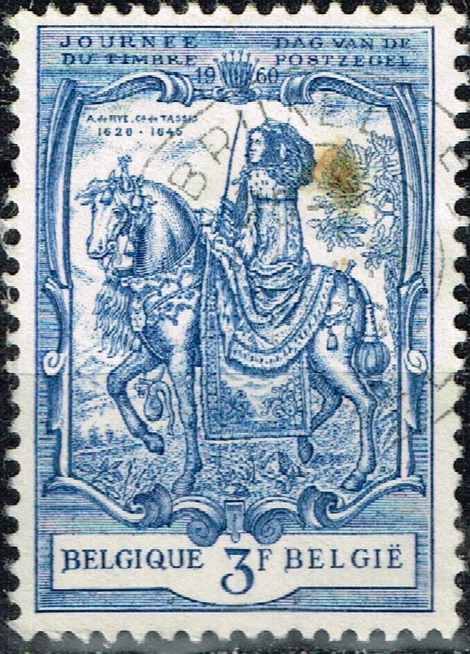 Belgium Farm Animals Horse Stamp 1963 B-6