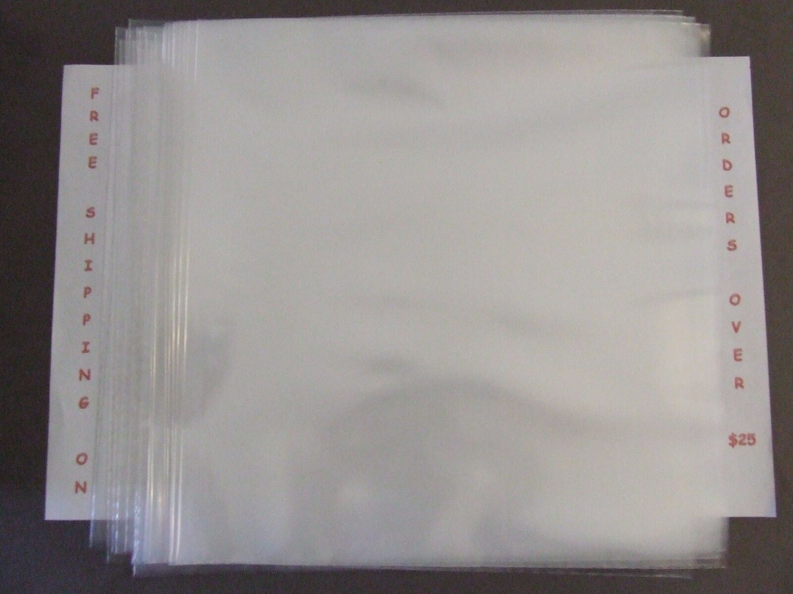 50 Poly Record Lp Outer Sleeves 3 Mil Thick For 12" 33 Rpm  Fast Shipping!