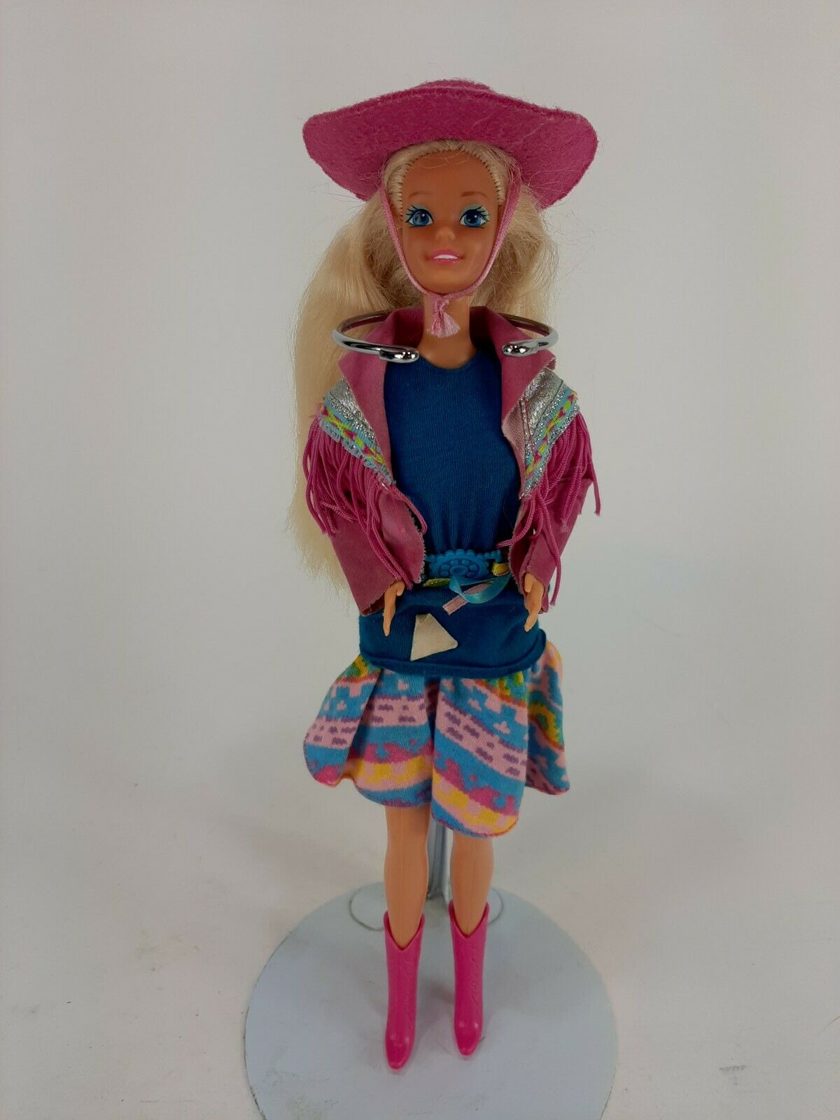 Vintage 1990 Western Fun Barbie Doll Cowboy Cowgirl #9932