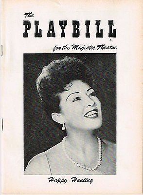 1957 Playbill Happy Hunting Ethel Merman Fernando Lamas