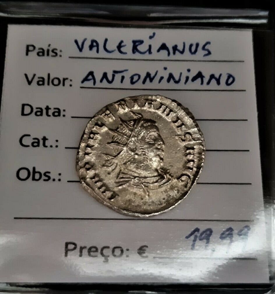 Roman Empire/ Antoninianus/ Valerian/ Excellent Condition/ Silver Coin
