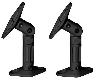 Black - 2 Pack Lot - Universal Wall Or Ceiling Speaker Mounts Brackets Fits Bose