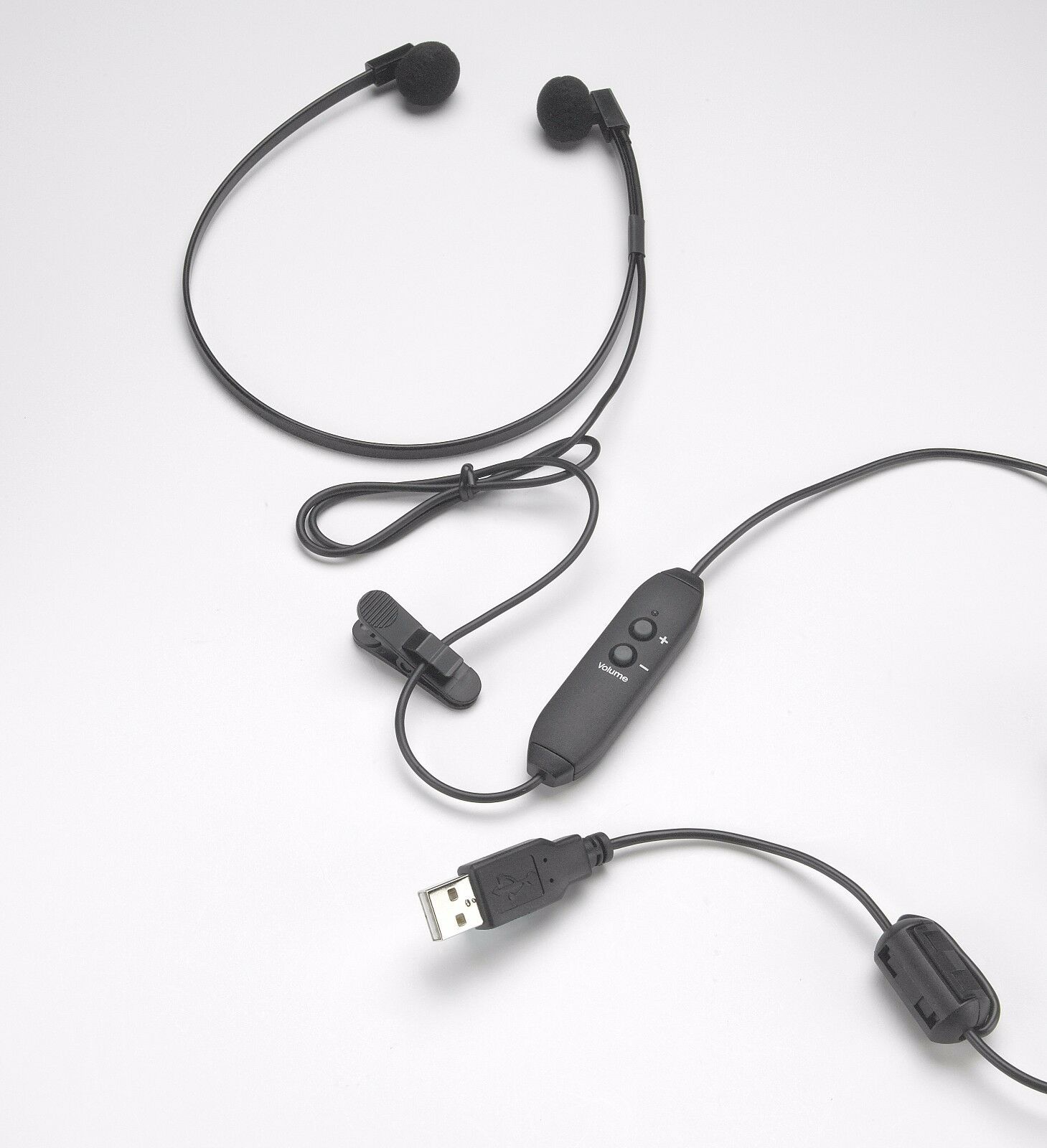 Spectra Usb Transcription Headset With In Line Volume Control