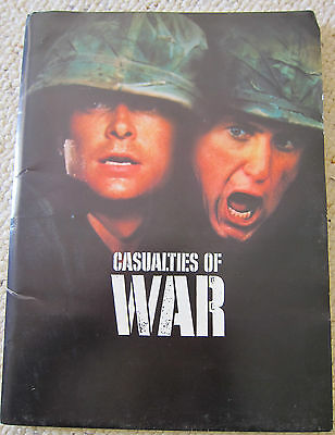 Casualties Of War Press Kit - Michael J. Fox And Sean Penn, Brian Depalma