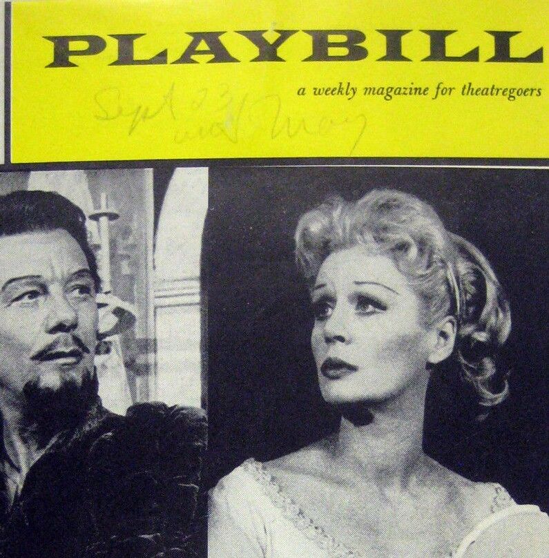 Much To Do About Nothing Playbill September 1959 Gielgud Leighton Newspaper Clip