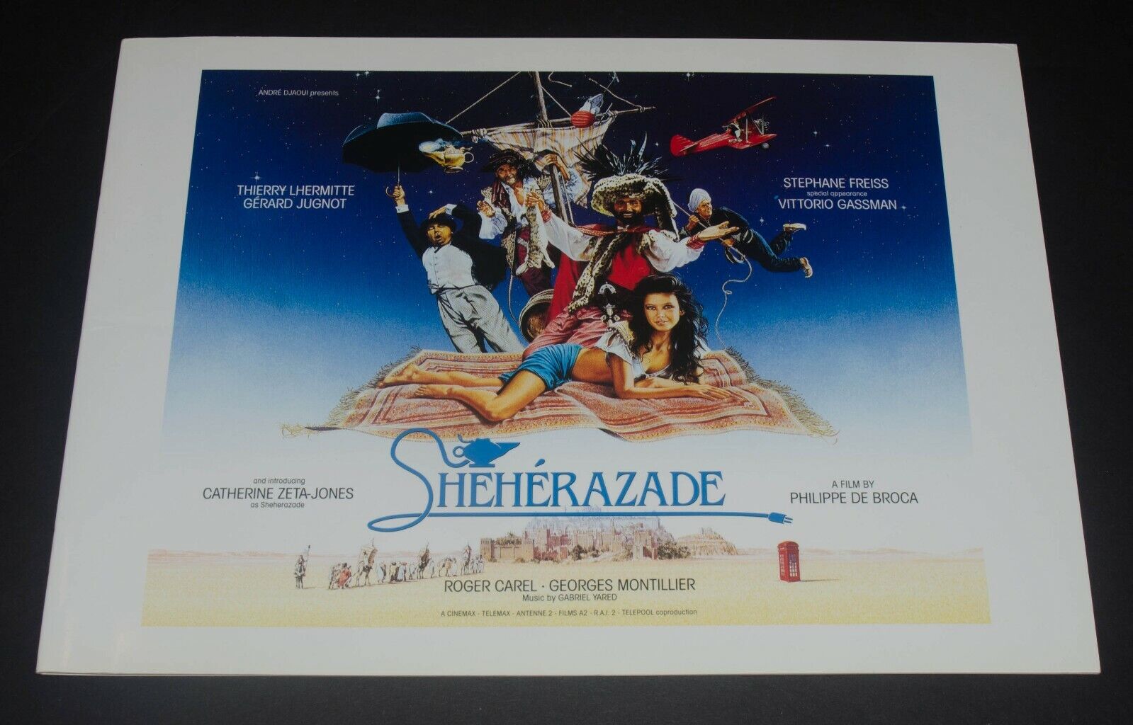 Sheherazade Movie Book Pressbook Catherine Zeta Jones
