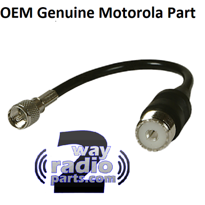 Oem Motorola Mini Uhf To So239 (pl259)high Quality Adapter Cable(xpr5550 & More)