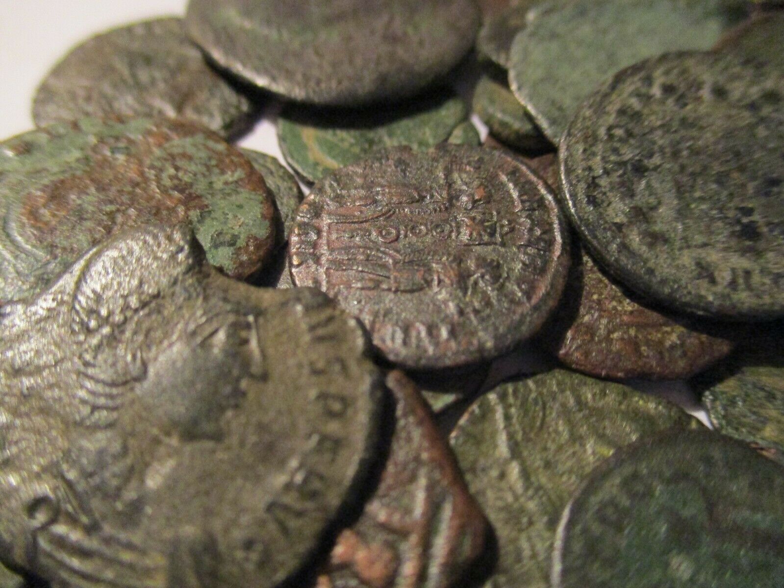 Ancient Roman Coins - Bronze 47bc - 370 Ad Authentic Roman Coins - Good Detail!!