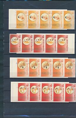 Xc82949 Thailand Fine Lot King's 60th Birthday Booklets Mnh