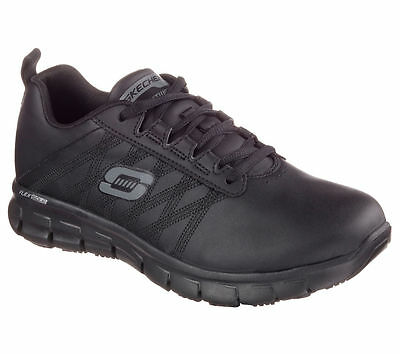 76576 Skechers Women's Sure Track-erath Sr Work Shoes Black