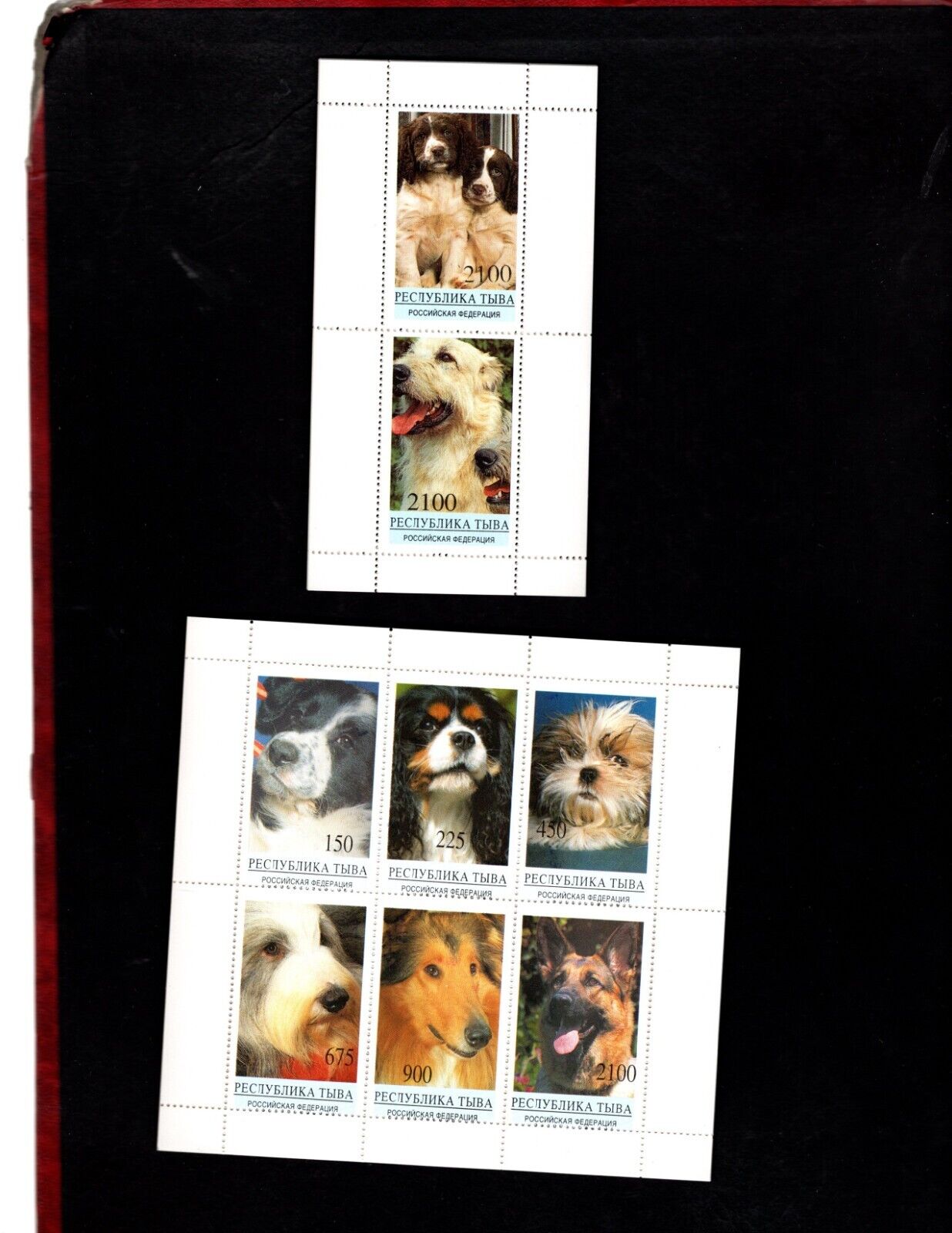 Former Russia - Dogs - Sheets Of 2 & 6 Mnh