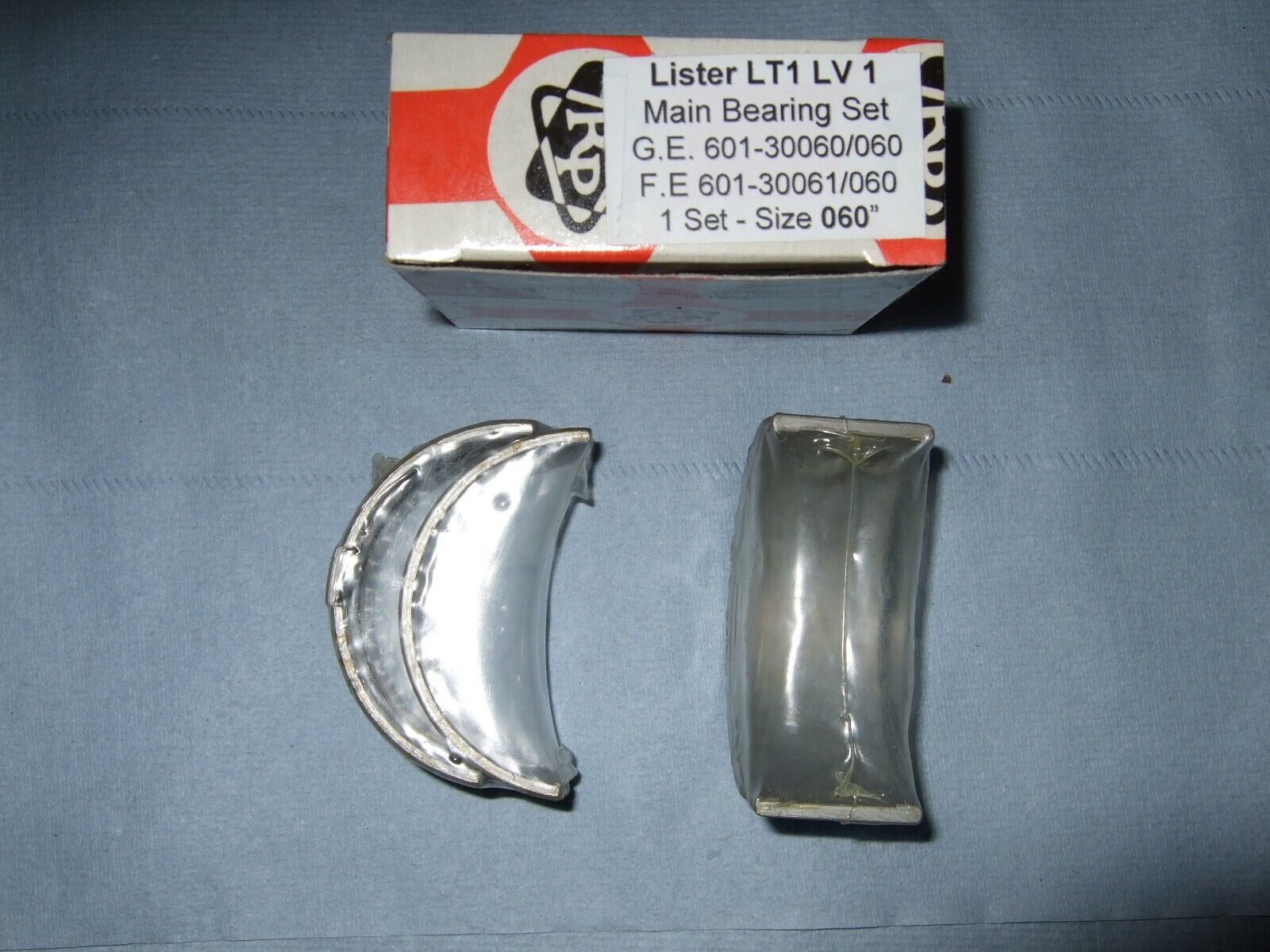 Lister Engines Lt / Lv Mains Crankshaft Bearings   601-30060/150 & 601-30061/150