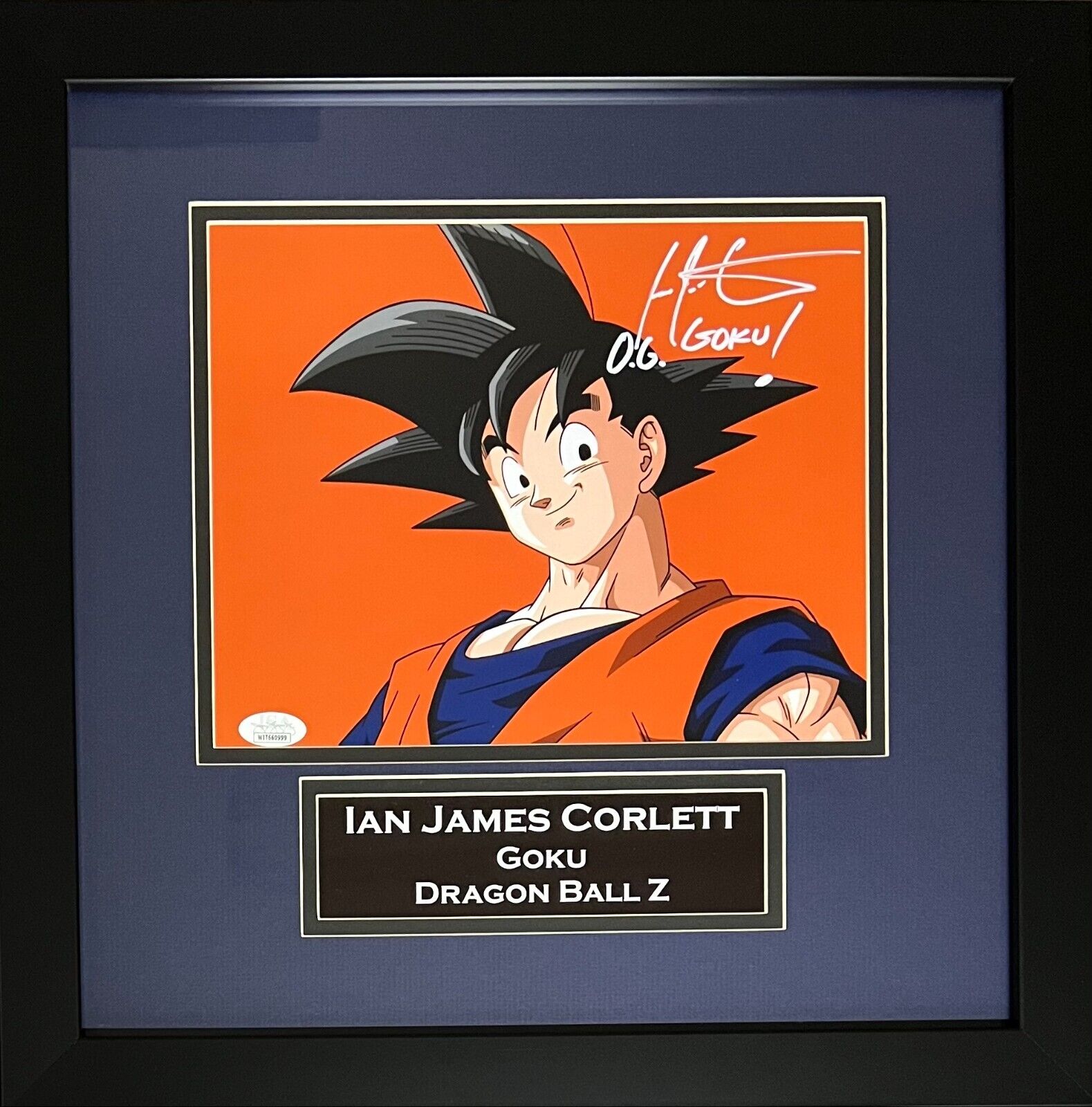 Ian James Corlett Signed Inscribed 8x10 Photo Framed Goku Jsa Coa Dragon Ball Z