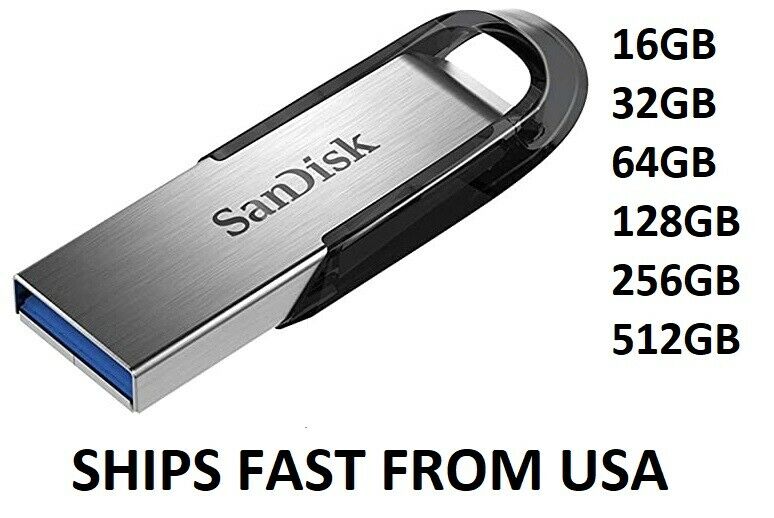Sandisk Ultra Flair 16gb 32gb 64gb 128gb 256gb 512gb Usb 3.0 Flash Drive Lot