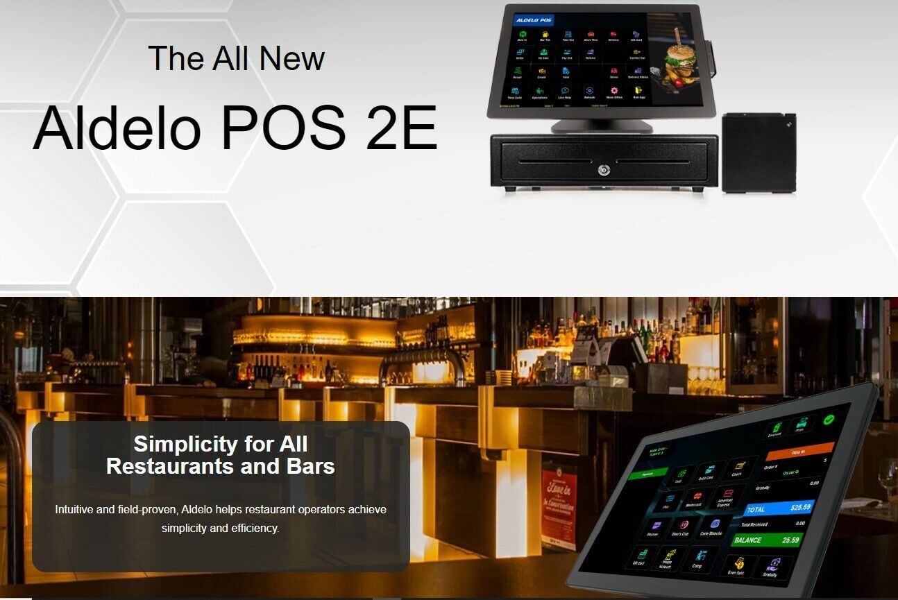 Aldelo Pos 2e Software License For Restaurants Pizza Bakery Pos One Time Fee