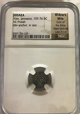 Widows Mite Ancient Coin Ngc Certified Authentic Grade A High Quality!!!