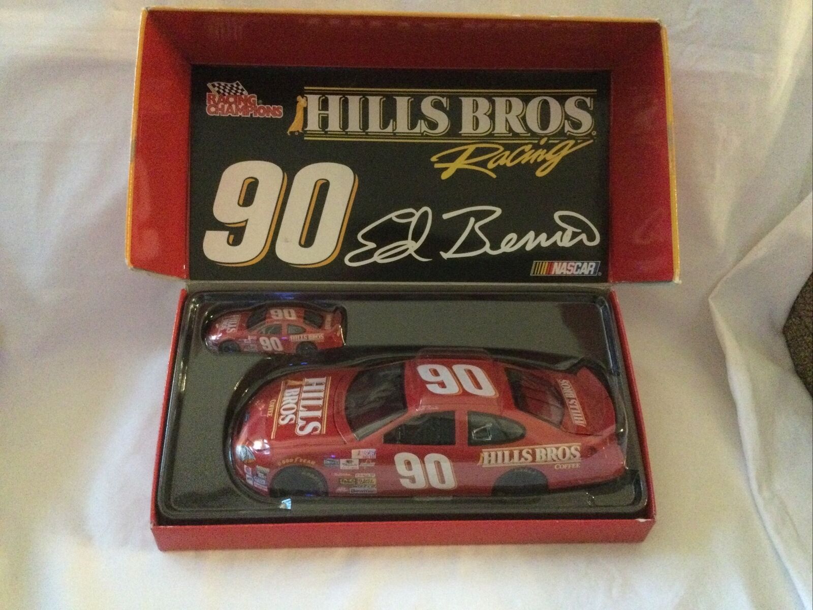 Hills Bros Racing Ed Berrier #90includes 1:24 Scale Team Car&1:64 Scale Team Car