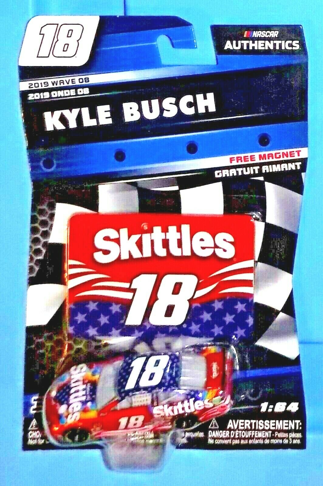 Kyle Busch 1/64 Skittles  Magnet